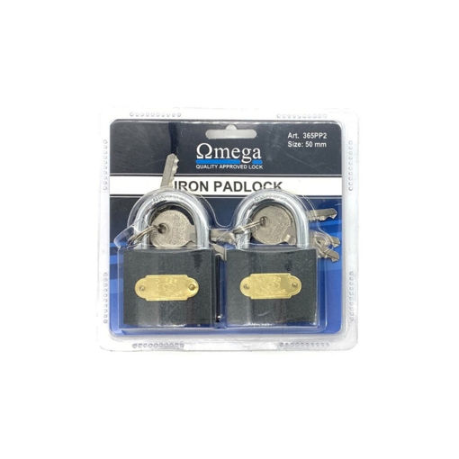 Picture of PADLOCK IRON KEYS ALIKE 50MM Q:2 OMEGA