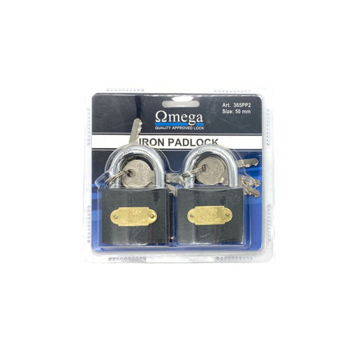 Picture of PADLOCK IRON KEYS DIFFERENT 50MM Q:2 OMEGA