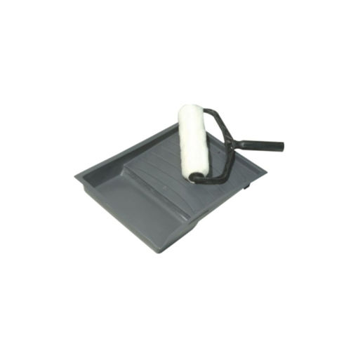 Picture of PAINT ROLLER SYNTHETIC WITH METAL HANDLE AND TRAY 230MM OMEGA