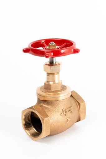 Picture of Globe valve,APEX,Bronze-bronze,DN100mm,screwed BSP female x female, PN16,Bronze,Handwheel operated