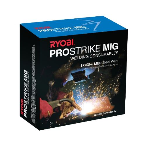 Picture of WELDING MIG WIRE 1.0MM SPOOL PROSTRIKE Q:15KG RYOBI