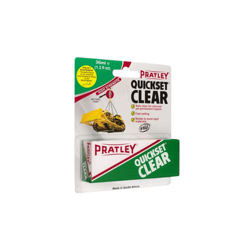 Picture of GLUE QUICKSET CLEAR Q:36ML PRATLEY MATUS