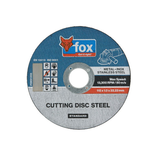 Picture of CUTTING DISC STANDARD 115X1MM FOX MATUS