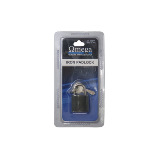 Picture of PADLOCK IRON 25MM OMEGA