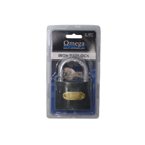 Picture of PADLOCK IRON 63MM OMEGA