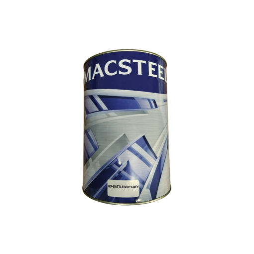 Picture of PAINT ENAMEL QUICK-DRYING (QD) PROMINENT BATTLESHIP GREY Q:5L ELVOLAC