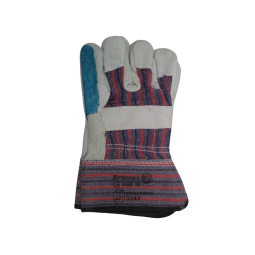 Picture of GLOVES LEATHER CANDY STRIPE SIZE 10