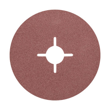 Picture of ABRASIVE DISC FIBRE (FS) ALUMINIUM-OXIDE 115MM 100 GRIT Q:25 PFERD