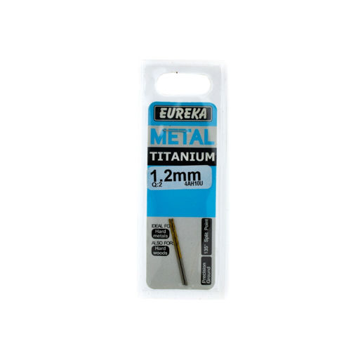 Picture of DRILL BIT HSS (HIGH SPEED STEEL) TITAN GOLD 1.2MM Q:2 EUREKA
