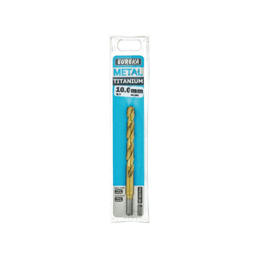 Picture of DRILL BIT HSS (HIGH SPEED STEEL) TITAN GOLD 10.0MM EUREKA