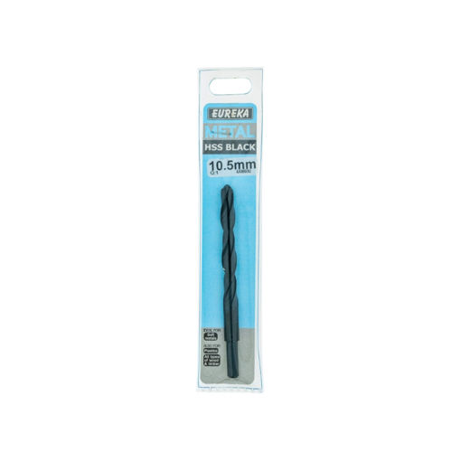 Picture of DRILL BIT HSS (HIGH SPEED STEEL) BLACK 10.5MM EUREKA