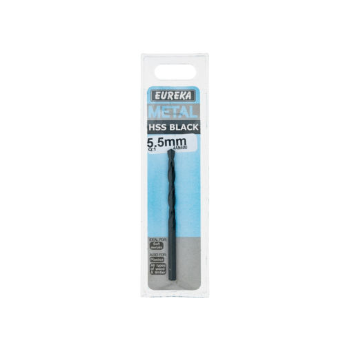 Picture of DRILL BIT HSS (HIGH SPEED STEEL) BLACK 5.5MM EUREKA