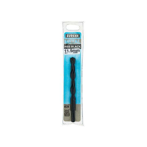 Picture of DRILL BIT HSS (HIGH SPEED STEEL) BLACK 11.5MM EUREKA