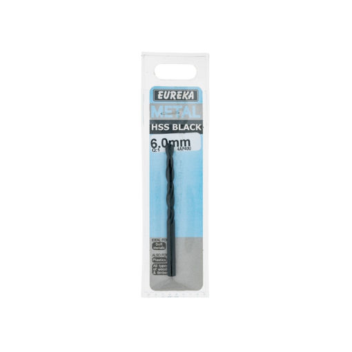Picture of DRILL BIT HSS (HIGH SPEED STEEL) BLACK 6.0MM EUREKA