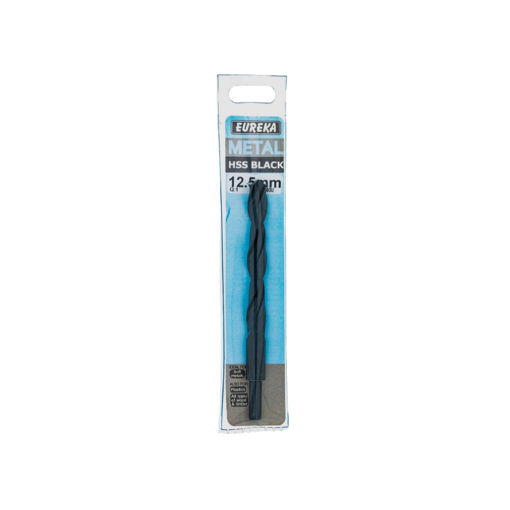Picture of DRILL BIT HSS (HIGH SPEED STEEL) BLACK 12.5MM EUREKA