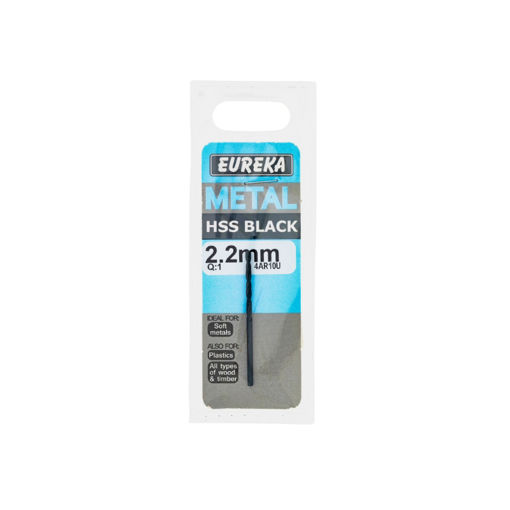 Picture of DRILL BIT HSS (HIGH SPEED STEEL) BLACK 2.2MM EUREKA
