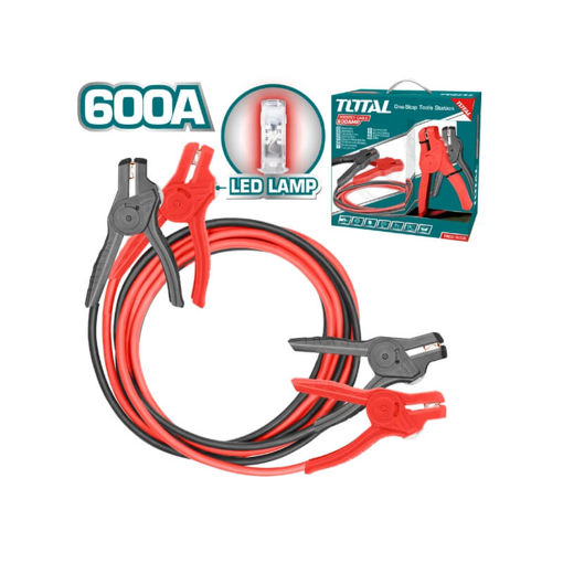 Picture of JUMPER CABLES 600AMP 3M WITH LAMP