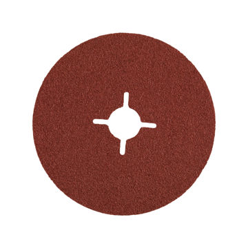 Picture of ABRASIVE DISC FIBRE SLOTTED MEDIUM TO FINE 115X22MM SUPERFLEX GRINDING TECHNIQUES