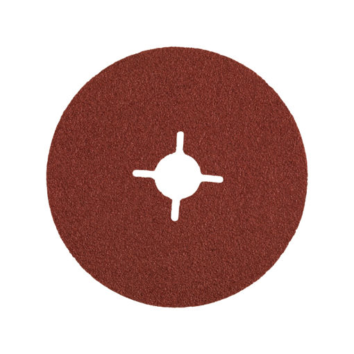 Picture of ABRASIVE DISC FIBRE SLOTTED MEDIUM TO FINE 115X22MM SUPERFLEX GRINDING TECHNIQUES