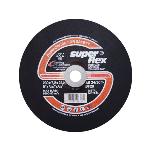 Picture of GRINDING DISK S-F DC STEEL230MMX7,2X22,23
