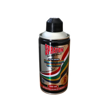Picture of SPRAY PAINT STANDARD SATIN BLACK Q: 250ML SPRAYON