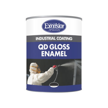 Picture of PAINT QUICK-DRYING GLOSS BLACK Q:5L