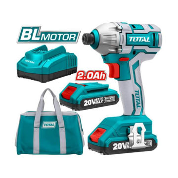 Picture of DRILL IMPACT LITHIUM-ION IMPACT 20V P20S BL MOTOR WITH 2 X 2.0AH BATTERY PACK AND 1 x CHARGER IN CANVAS BAG TOTAL
