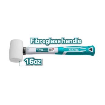 Picture of MALLET RUBBER WHITE 450G/16OZ WITH FIBREGLASS HANDLE