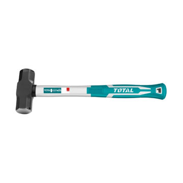 Picture of HAMMER SLEDGE 4LB/1.81KG WITH DROP-FORGED HAMMER HEAD WITH FIBREGLASS HANDLE TOTAL TOOLS