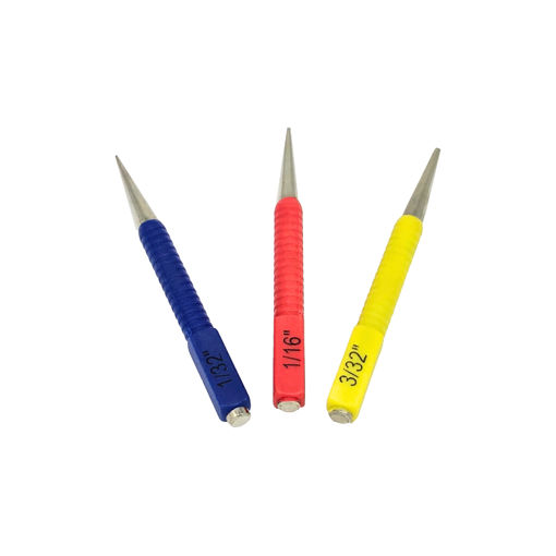 Picture of PUNCH CENTRE SET: CENTRE PUNCHES IN 0.8MM, 1.6MM & 2.3MM Q:3	