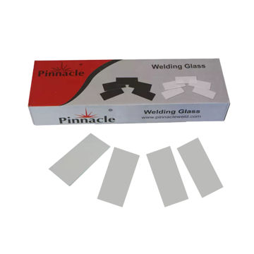 Picture of REPLACEMENT LENS CLEAR GLASS FOR STANDARD FLIP FRONT WELDING HELMET 108 X 51MM PINNACLE