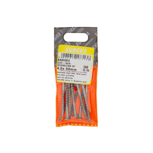 Picture of CUT-SCREW™ STAINLESS STEEL 4.5X50MM Q:10 EUREKA