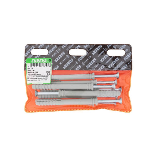 Picture of NAIL IN NYLON COUNTERSUNK 10X100MM Q:8 EUREKA