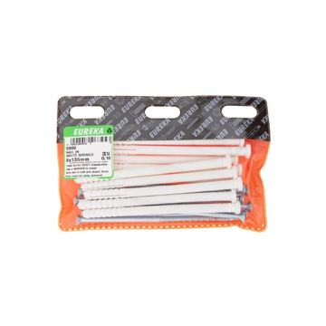 Picture of NAIL IN WHITE RIMMED 8X135MM Q:10 EUREKA