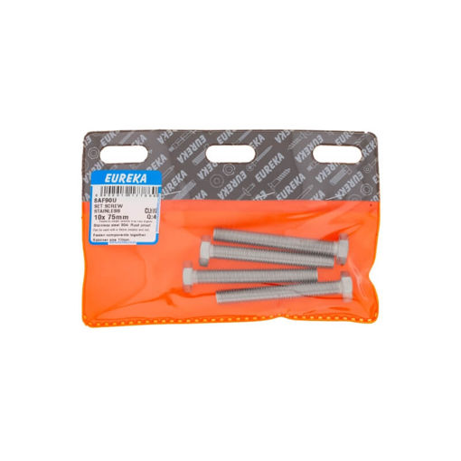 Picture of SET SCREW STAINLESS STEEL 10X75MM Q:4 EUREKA