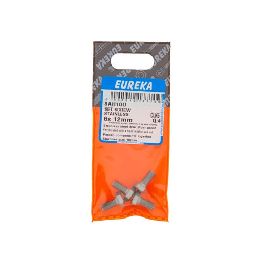 Picture of SET SCREW STAINLESS STEEL 6X12MM Q:4 EUREKA