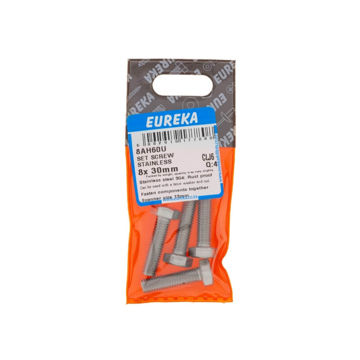 Picture of SET SCREW STAINLESS STEEL 8X30MM Q:4 EUREKA