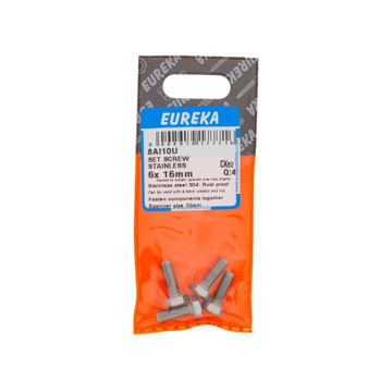 Picture of SET SCREW STAINLESS STEEL 6X16MM Q:4 EUREKA