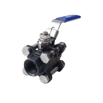 Picture of Ball Valve,Natco,3piece,full bore,DN50mm,
screwed BSP female x female,1000WOG,carbon steel,
handlever operated