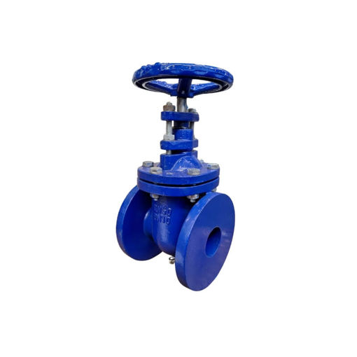 Picture of Gate valve,Industrial pattern Brass trim,Full bore,DN80mm,
Flanged BS4504 undrilled,non rising spindle,PN10 rated,
Cast iron,handwheel operated