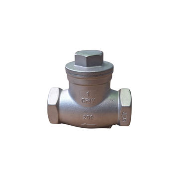 Picture of Non-return Valve,Natco,fig 2030,DN 32mm,screwed BSP
female x female, Swing type,200WOG rated,
316 stainless steel