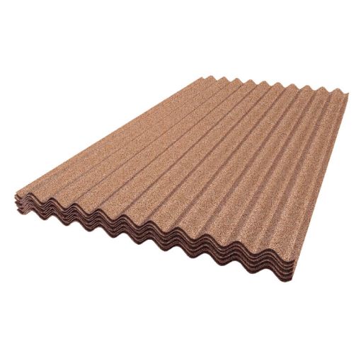 Picture of HARVEY TUFFSPAN LIGHT BROWN ZINCAL - CORRUGATED 8.5 x 0.4 x 4.2M