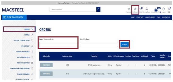 New Functionality: You Can Now Find an Order Searching by Purchase ...